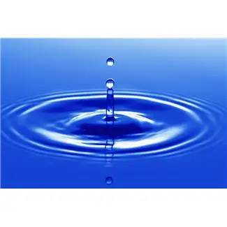 A drop of water creates ripples.